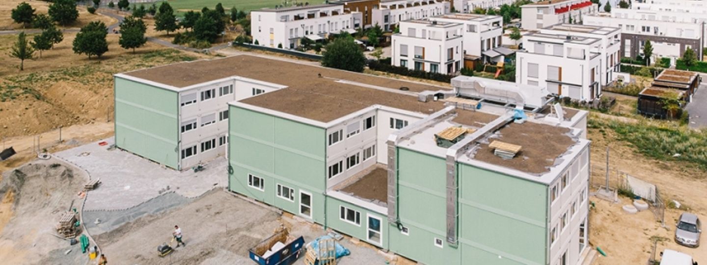 Temporärer Schulneubau setzt auf innovative Klimatechnik