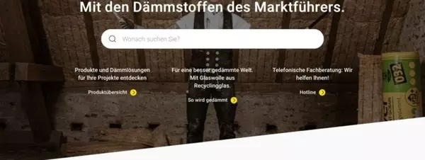 Internetaufritt ISOVER