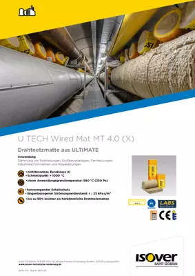 Technisches Datenblatt - U TECH Wired Mat MT 4.0 (X)