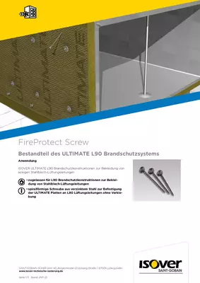 Technisches Datenblatt - FireProtect Screw
