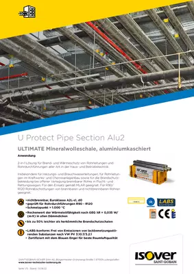 Technisches Datenblatt - U Protect Pipe Section Alu2