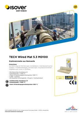 Technisches Datenblatt - TECH Wired Mat 5.3 MD100