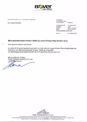 U Protect Pipe Section Alu2 ersetzt Protect 1000S alu