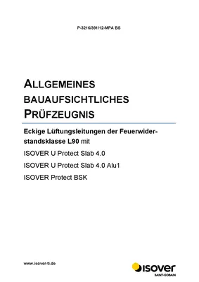 AbP L90 Konstruktionen eckige Lueftungsleitungen (P-3216.391.12-MPA BS)