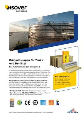 Dämmlösungen für Tanks und Behälter