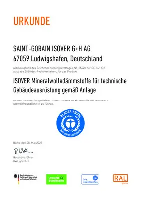 Blauer Engel - ISOVER Technische Isolierung.pdf