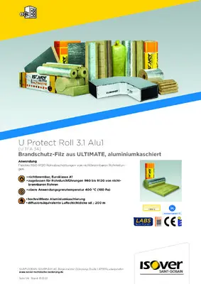 Technisches Datenblatt - U Protect Roll 3.1 Alu1 (U TFA 34)