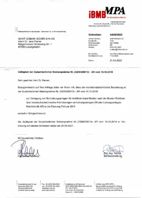 Gutachterliche Stellungnahme - Frankfurter Lösung (3208.203.13)