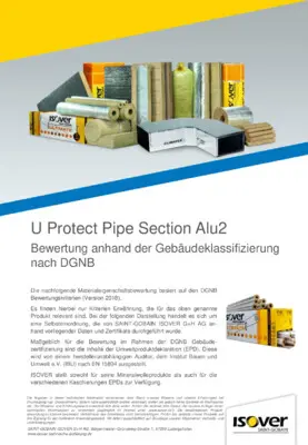 DGNB Klassifizierung - ULTIMATE Protect Pipe Section Alu2