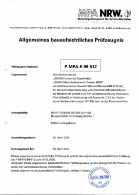 TECH Loose Wool HT lose SL und Protect BSW P-MPA-E-99-512 - AbP.pdf