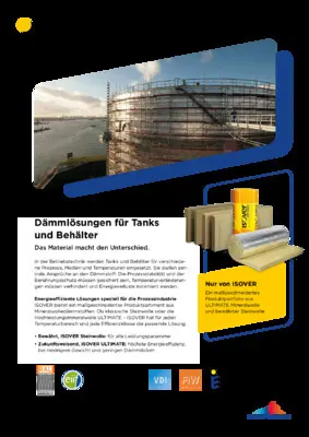 Dämmlösungen für Tanks und Behälter