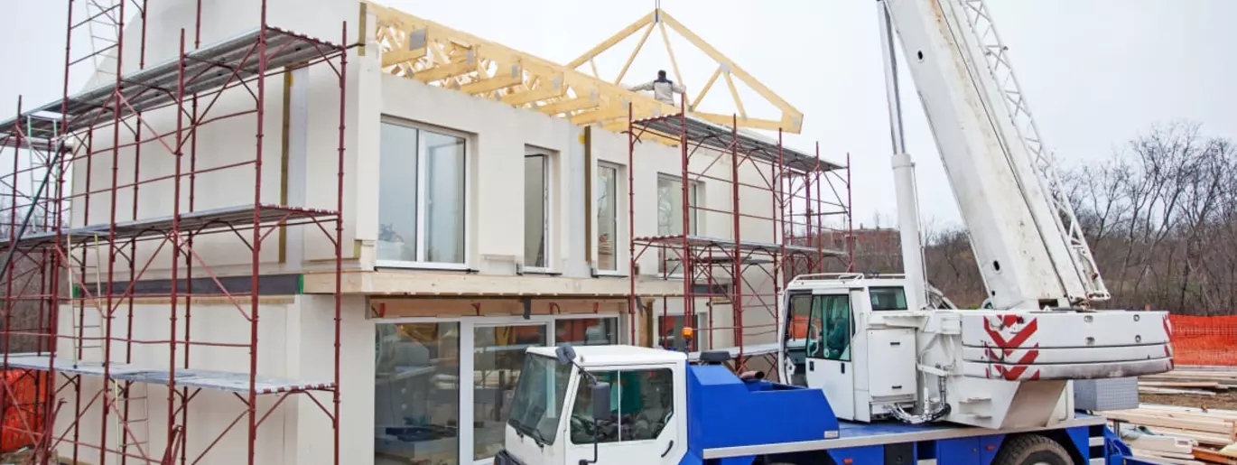 Holzfertighausbau Dämmung