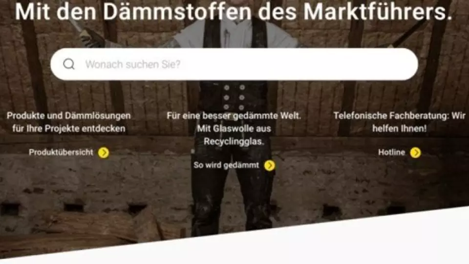 Internetaufritt ISOVER
